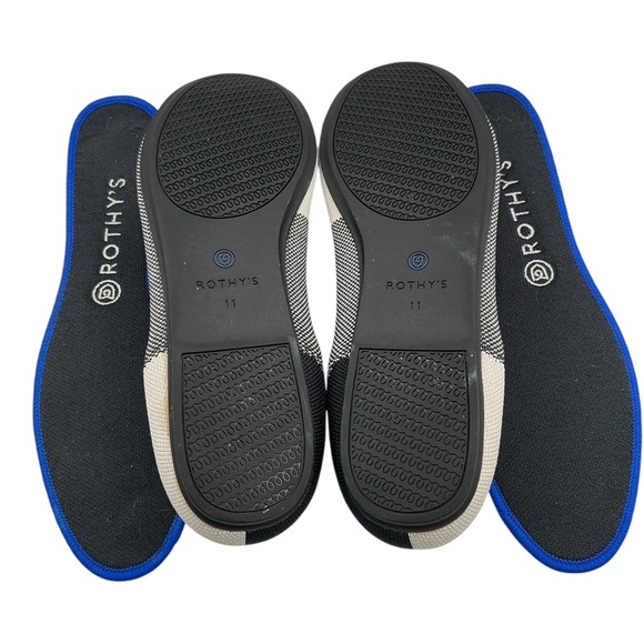 Rothy's Black and White Women's Flats - Picture 7 of 8